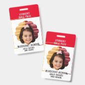 学生トイレ通学券バッジ バッジ (表裏)