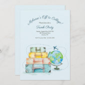 学生トランクパーティの招待状 招待状 (正面/裏面)