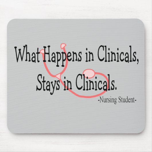 学生ナースのギフト マウスパッド (正面)