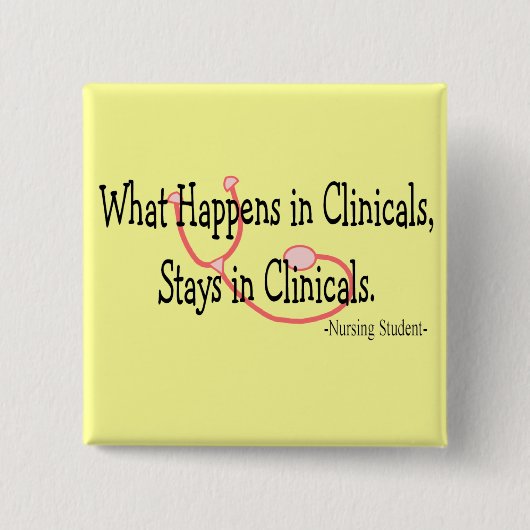 学生ナースのギフト 缶バッジ (正面)