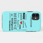 学生ナースのプライド属性の/Aquaの霧 Case-Mate iPhoneケース (裏面(横))