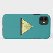 学生ナースの必要性のMaslows階層 Case-Mate iPhoneケース (裏面(横))