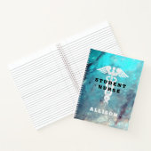学生ナースメディカルカドゥセウスターコイズカスタム ノートブック (内部)