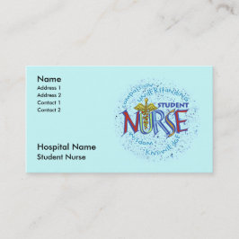 学生ナースモットー 予約カード