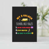 学生バスのスクールバおもしろいス規則 出欠カード (スタンド正面)