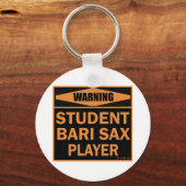 学生バリサックス棋士 キーホルダー (正面)