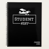 学生パイロットパイパークブフライト名前をカスタムする プランナー手帳 (正面)