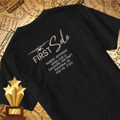 学生パイロット初の単独飛行および飛行機カスタム Tシャツ