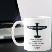 学生パイロット初めての単独飛行航空機カスタム面白 コーヒーマグカップ