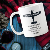 学生パイロット初めての単独飛行航空機カスタム面白 コーヒーマグカップ