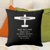 学生パイロット第一人飛行機航空カスタム機 クッション