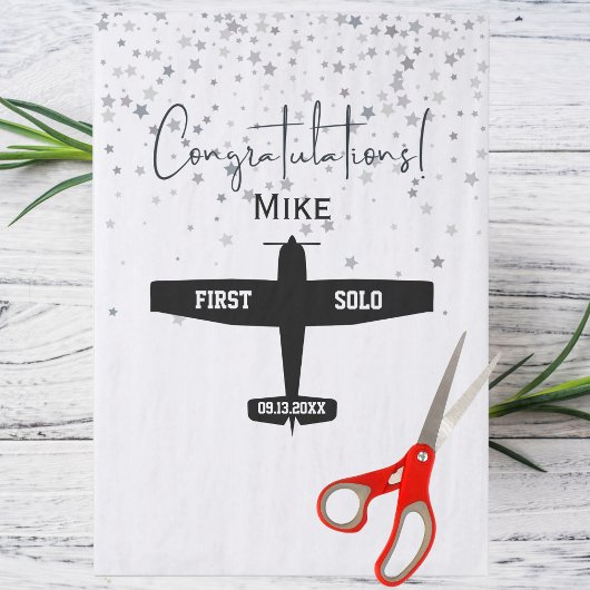 学生パイロット第一人飛行機航空カスタム機 薄葉紙