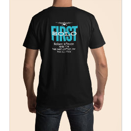 学生パイロット 初ソロ飛行 カスタム Tシャツ