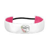 学生パーソナライズされた登録退役軍人ナース名 アスレチックヘッドバンド (正面)