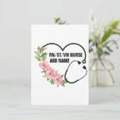 学生パーソナライズされた登録退役軍人ナース名 シーズンカード (スタンド正面)