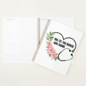 学生パーソナライズされた登録退役軍人ナース名 プランナー手帳 (ディスプレー)