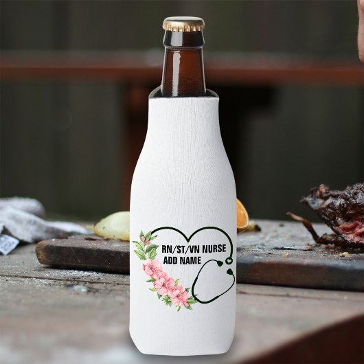 学生パーソナライズされた登録退役軍人ナース名 ボトルクーラー