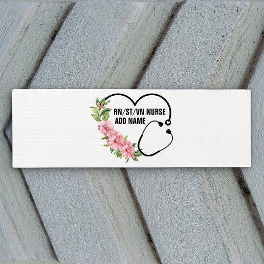 学生パーソナライズされた登録退役軍人ナース名 ヨガマット