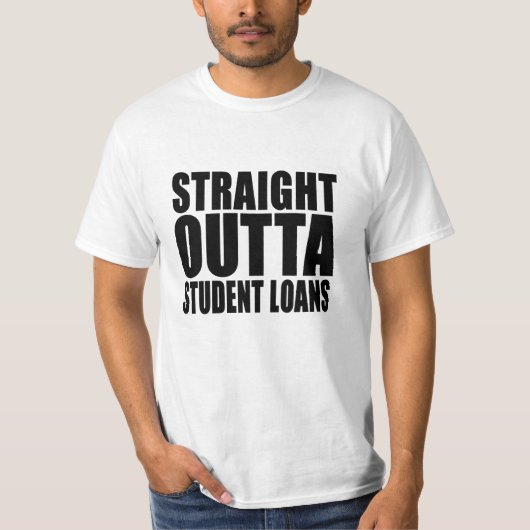 学生ローン卒業おめでとう Tシャツ (正面)