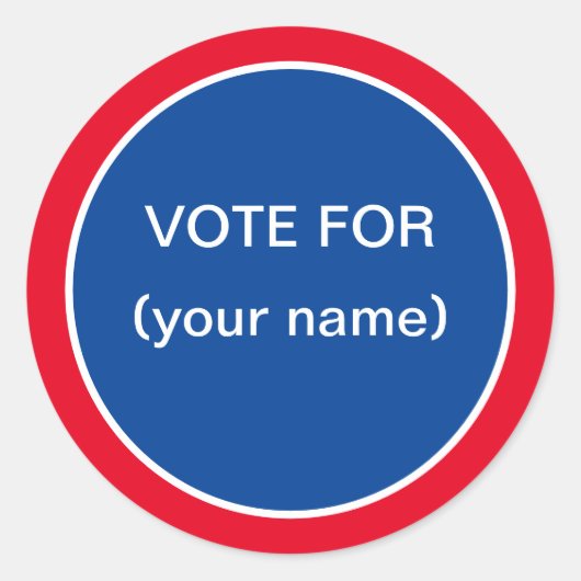 学生体投票シール ラウンドシール (正面)