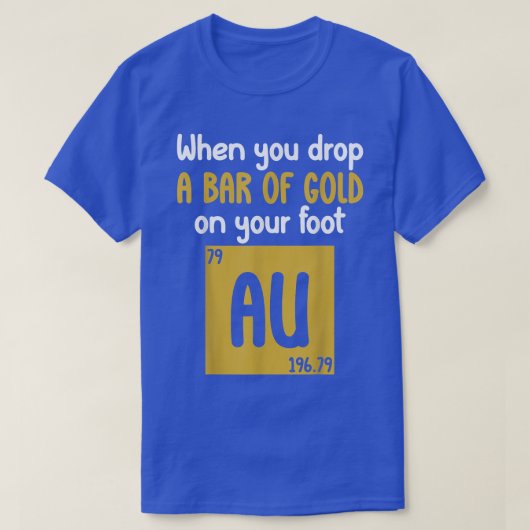 学生先生化学理学部女性男性 Tシャツ (デザイン正面)