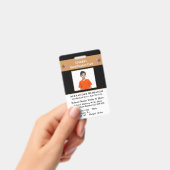 学生写真 学校 ID 証明カード バッジ (手持ち)