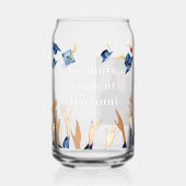 学生割引なし |モノグラム卒業 ガラス缶 (正面)