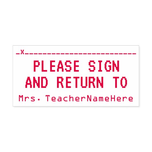 学生勤務評論+先生名ラバースタンプ セルフインキングスタンプ (デザイン)