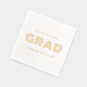 学生卒業学年区分 箔ナプキン (左)