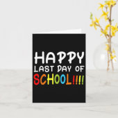 学生及び先生の幸せな最終日Gif カード (黄色い花)