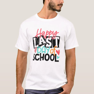 学生及び先生の幸せな最終日Gif Tシャツ