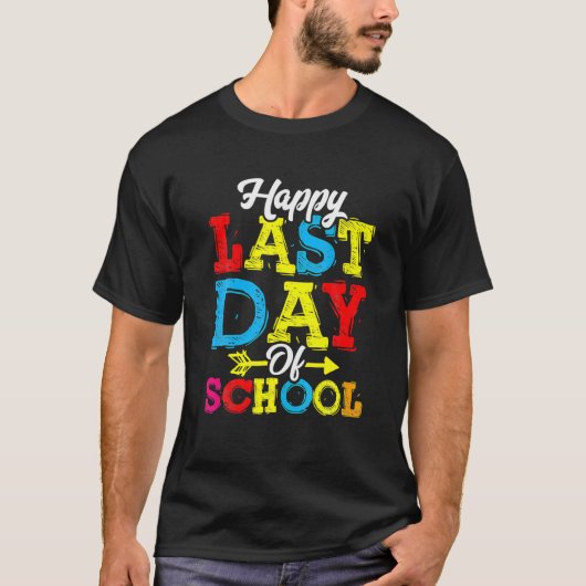学生及び先生の幸せな最終日Gif Tシャツ (正面)