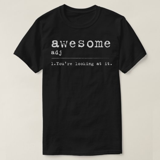 学生友素晴らし人のおもしろい定義ギフト Tシャツ (デザイン正面)