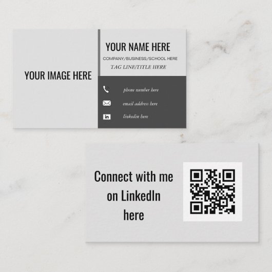 学生名刺 名刺 (正面/裏面)