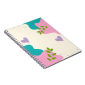 学生向けの可愛いノート ノートブック (右側)