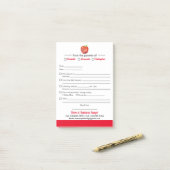 学生向けメモ帳 ポストイット (デスク上)