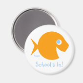 学生向け先生円磁石 マグネット (正面/裏面)