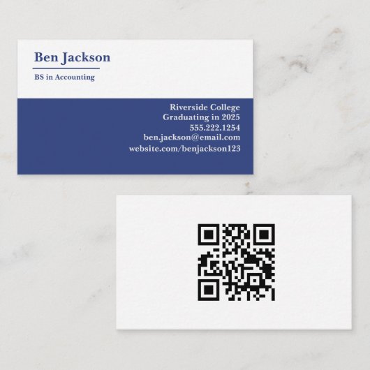 学生向カスタムけ名刺 名刺 (正面/裏面)