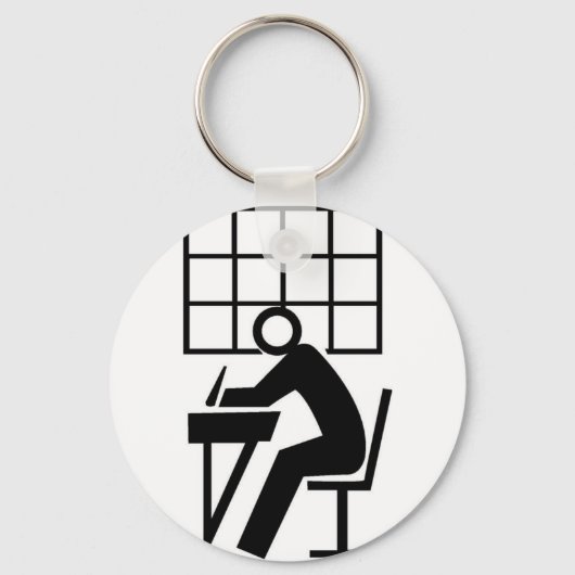 学生図 キーホルダー (正面)