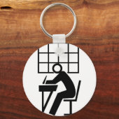 学生図 キーホルダー (正面)