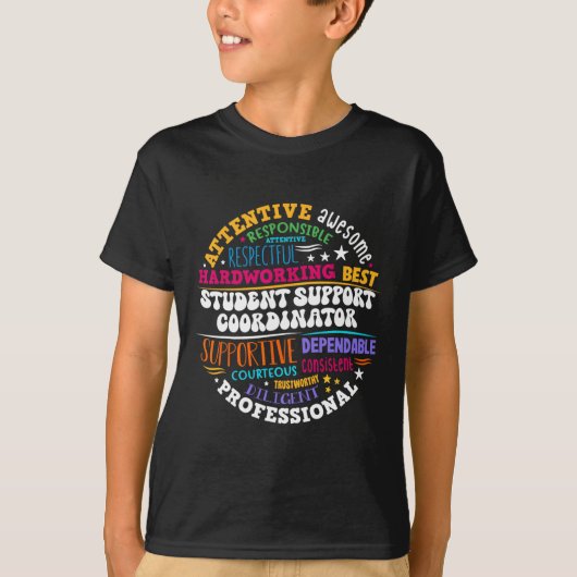 学生支援コーディネーター感謝デー バック  Tシャツ (正面)