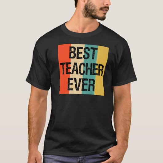学生最高のの先生に対する先生 Tシャツ (正面)