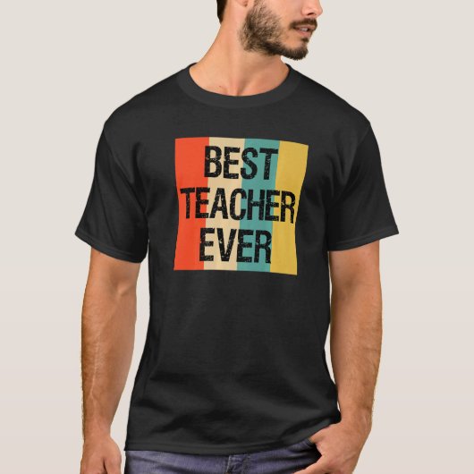 学生最高のの先生に対する先生 Tシャツ (正面)