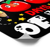 学生生き延び100日の私の学校先生セント ポスター (角)