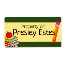 学生用品プロパティ教室ラベルシール