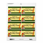 学生用品プロパティ教室ラベルシール ラベル (フルシート)