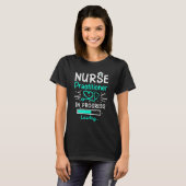 学生看護師実践家ロード中 トラ Tシャツ (正面フル)
