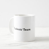 "学生破損"の先生のマグ コーヒーマグカップ (正面左)