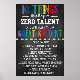 学生素晴らし教室の印刷可能 ポスター