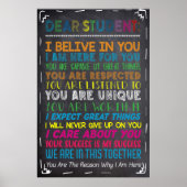 学生親愛ポスター ポスター (正面)